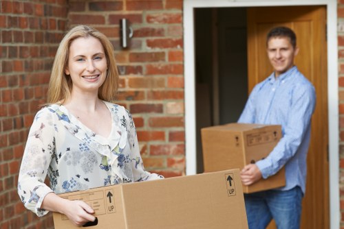 Local movers handling an office move in Crystal Palace with care