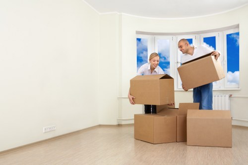Preparing furniture for safe transport during a Crystal Palace move