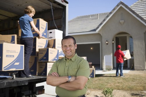 Preparing boxes and household items for a house move in Crystal Palace