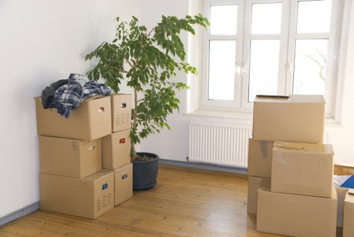 House removalists working on a move in Crystal Palace with local residential streets